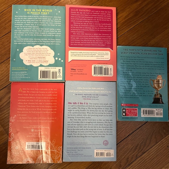 Fiction Tween/Teen Paperback Book Bundle 5 books - Picture 3 of 3